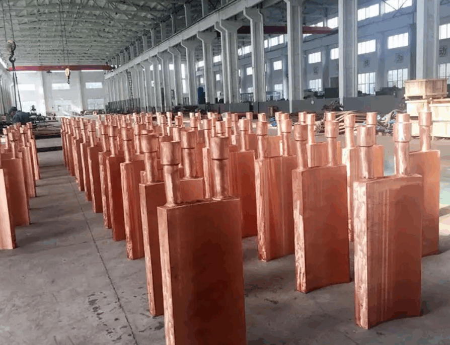 Copper Tile for Submerged Arc Furnace
