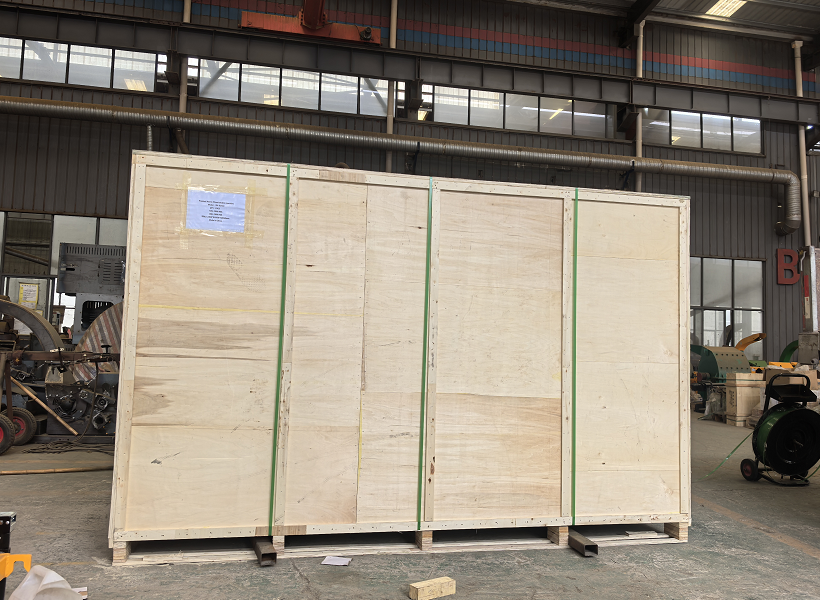 France Bound: Secure Packaging for Tracked Branch Shredder