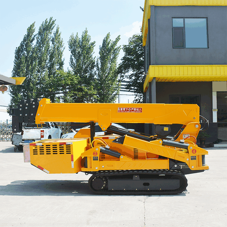 Spider crane lifting operation