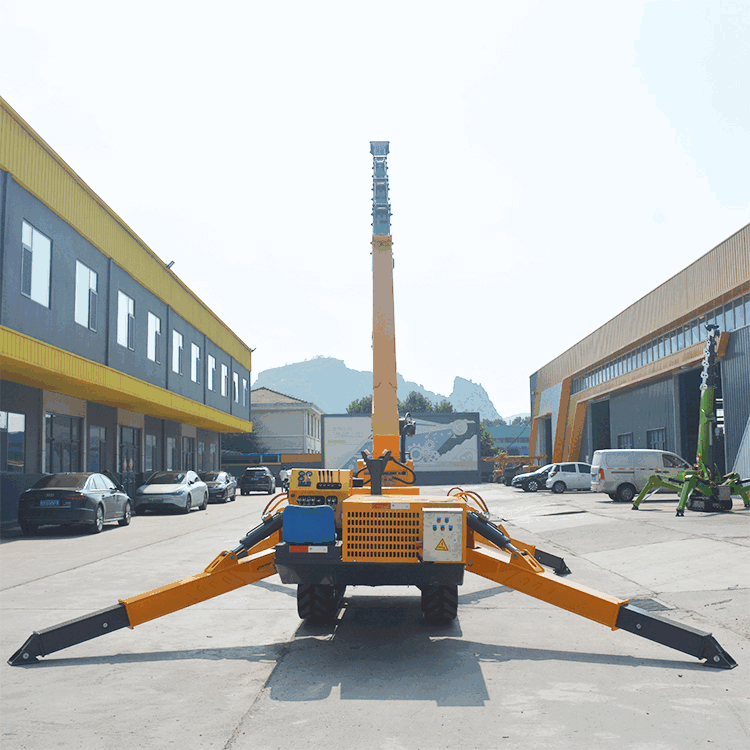 Spider crane lifting application