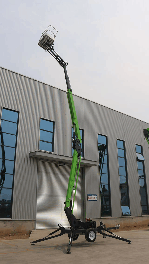 Towable aerial work platform