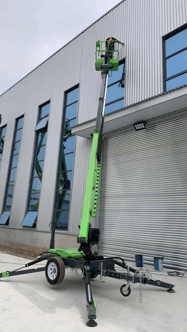 Articulated boom lift